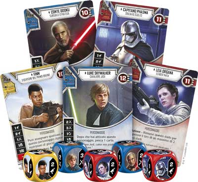 star wars destiny gioco tavolo dadi carte